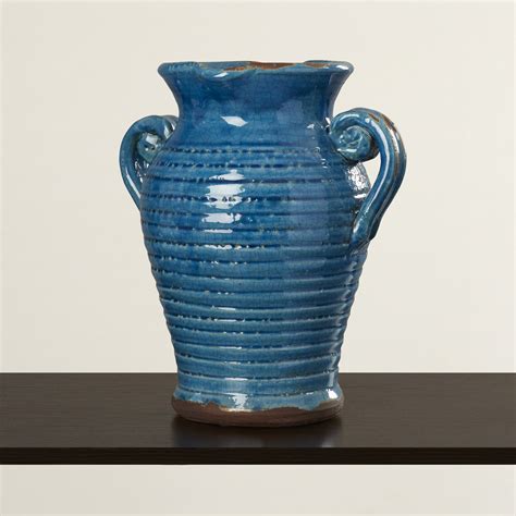 World Menagerie Antique Ceramic Tuscan Vase And Reviews Wayfair