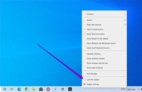 How To Resize Taskbar In Windows 10