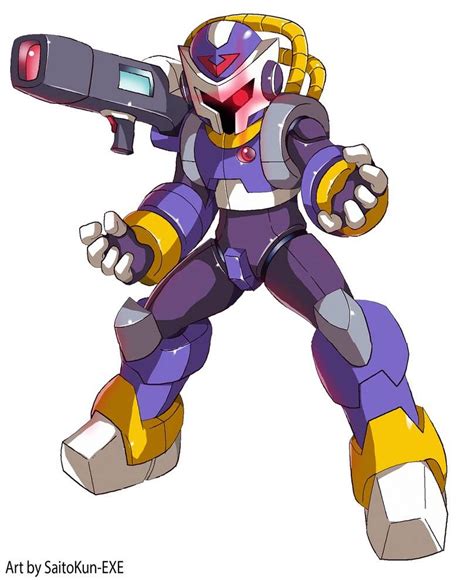 Mega Man Model V Full Armor By Saitokun Exe