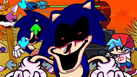 Fnf Vs Sonic Exe Too Slow Jumpscare Horror Fnf Mods Youtube