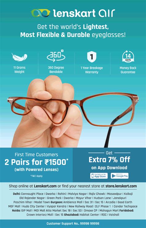 Lenskart Air Get The Worlds Lightest Eyeglasses Ad Advert Gallery
