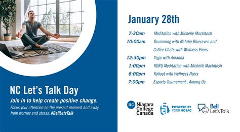 Full Day Of Activities Planned For Students On Bell Lets Talk Day