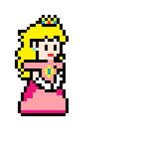 Princess Peach Pixel Art Mario Amino