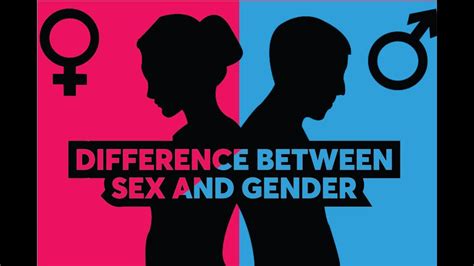 Sex And Gender Differences Gender And Sex Are Different 2020