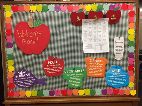 Colorful Bulletin Board For School Cafeteria