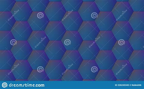 Hexagonal Textures With Gradient Stock Illustration Illustration Of