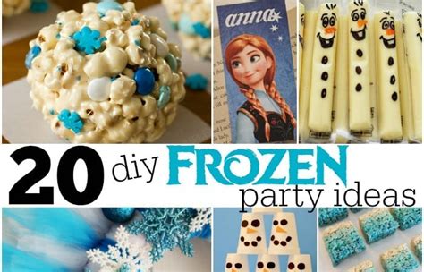 Become the fashion stylist for the icy diva and dress her up in the most glamorous. 20 + DIY Frozen Party Ideas