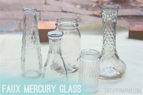 How To Make Faux Mercury Glass Vases On A Budget