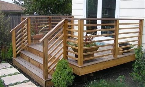 11 Amazing Front Deck Ideas For Your Mobile Home Deck Railing Design