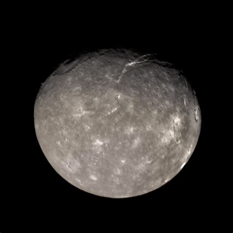 Voyager 2s Best Color View Of Titania The Planetary Society