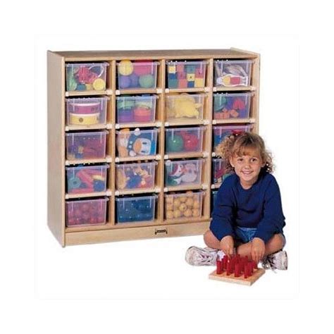 Jonti Craft Mobile 20 Compartment Cubby Cubbies Mobile Storage