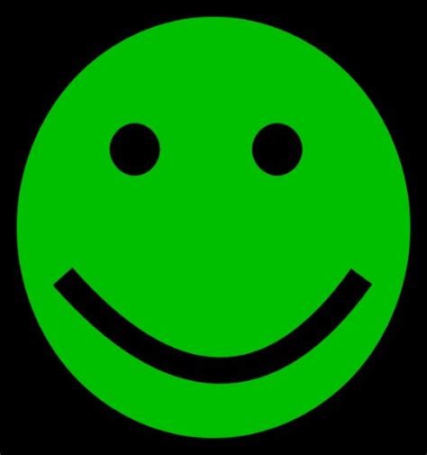 Christmas Green Smiley Face Clip Art Library
