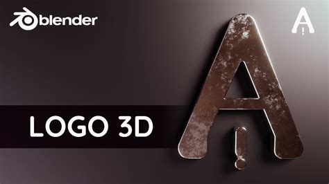 ¿cómo Crear Un Logo 3d En Blender Blender Tutorial Youtube