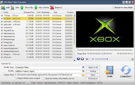 Um Xbox Video Converter Latest Version Get Best Windows Software