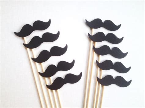 Black Mustache Photo Booth Props Wedding Photo Booth