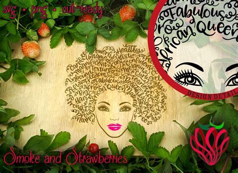 Natural Hair Word Art Svg File Natural Hair Afro Black Woman Etsy