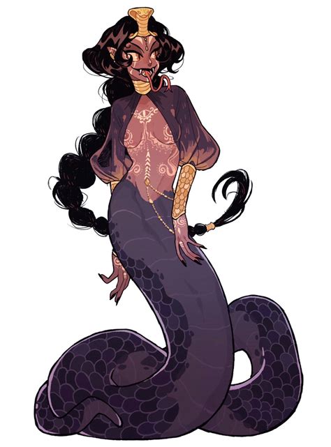 Juanmao On Twitter Concept Art Characters Snake Girl Mythical