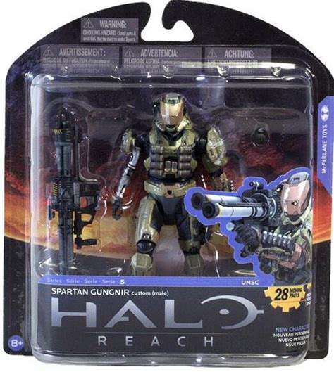 Mcfarlane Toys Halo Reach Series 5 Spartan Gungnir Action Figure Toywiz