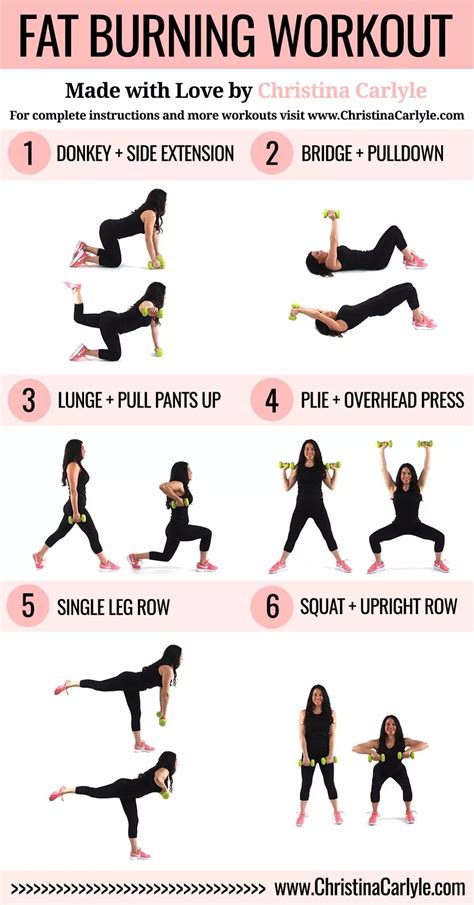Fat Burning Workout For Women To Get Tight And Toned Christina Carlyle