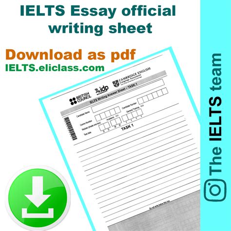 Ielts Official Answer Sheets