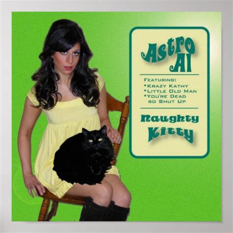 Naughty Kitty Cover Poster Zazzle