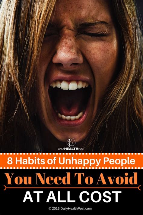 8 Habits Of Unhappy People You Need To Avoid At All Cost