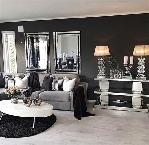 Black Grey Living Room Ideas Theresedeleon