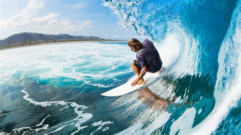 Surfing Man Sports Ocean Wave Hd Wallpaper