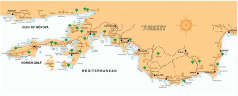 Best Beaches In Turkey Map