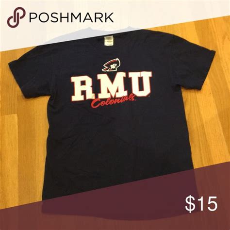 Mens Rmu Robert Morris Univ Colonials T Shirt T Shirt Shirts Men