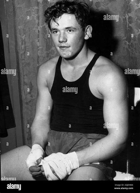 Swedish Heavyweight Boxing Champion Ingemar Johansson Pictured As A 15 Year Old In 1947 After