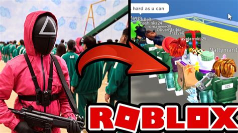 Roblox Squid Game Tug Of War Survival Squid Game Roblox Youtube