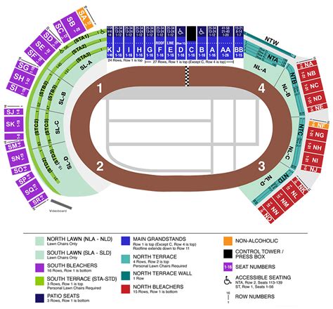 Seating Chart Pocono Raceway Map Seating Chart Lehigh Valley Phantoms As Displayed On The