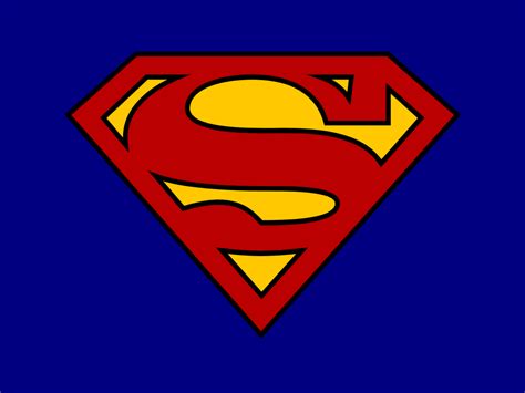 Free Printable Superman Logo Shield
