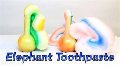 Funny Elephant Toothpaste Chemical Reaction Elephant Toothpaste