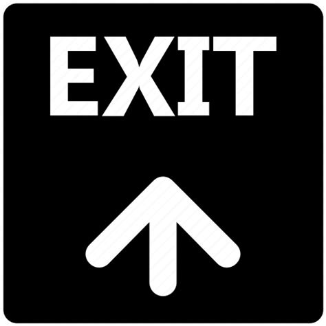 Exit Exit Arrow Exit Sign Exit Signal House Door Out Sign Icon