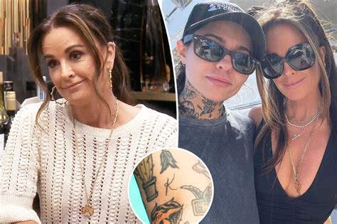 kyle richards confirms morgan wade has tattoo of her initial in rhobh trailer