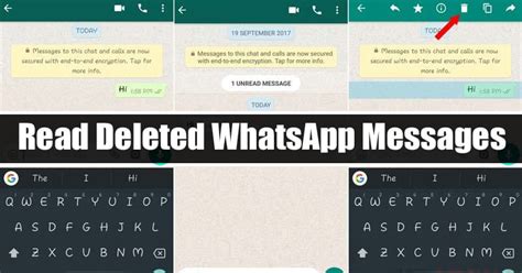 How To Read Deleted Messages On Whatsapp Messenger