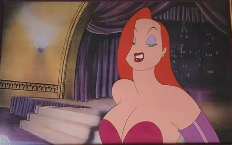 Anime And Cartoon Cels Archive On Twitter Who Framed Roger Rabbit Disney Jessica Rabbit
