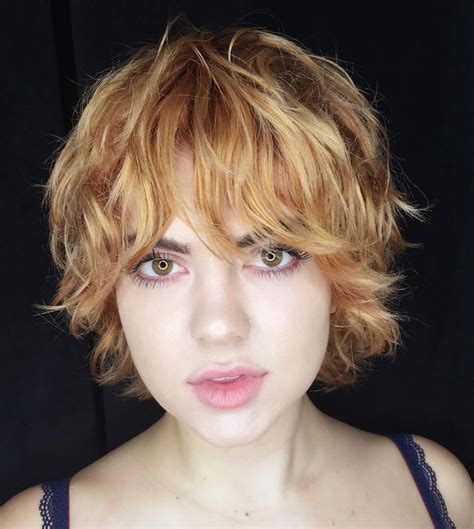 A strawberry blonde hue will totally match your fair skin, and you can use a black eyeliner to highlight your eyes. 70 Overwhelming Ideas for Short Choppy Haircuts | Choppy ...