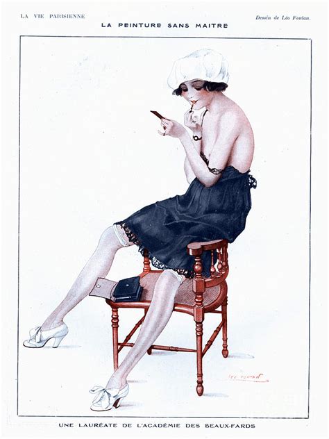 la vie parisienne 1910s france glamour drawing by the advertising