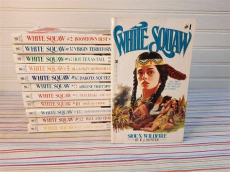 Lot Of 12 Adult Westerns White Squaw Ej Hunter Vintage Paperback Rare Book Set Ebay