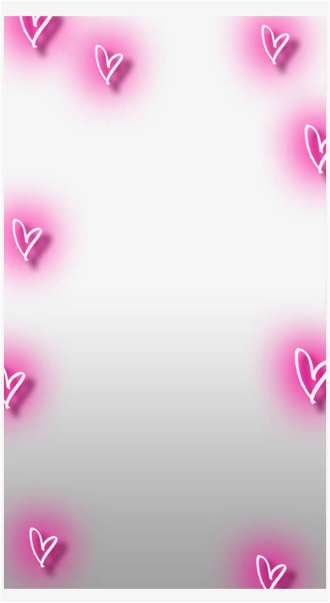 Neon Hearts Snapchat Heart Filter Png Free Transparent Png Download