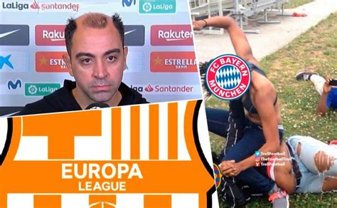 Barcelona Bajó A La Europa League Y Las Redes Se Llenaron De Memes