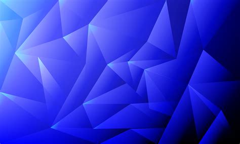 Blue Low Polygon And Geometric Background 518455 Vector Art At Vecteezy