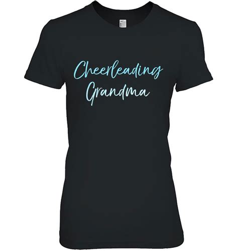 Cheerleading Grandma Shirt Cute Cheer Shirt For Grandmother