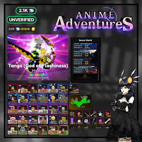 ️unique Tango️ Anime Adventures 2 Secret 25 Mythic Units