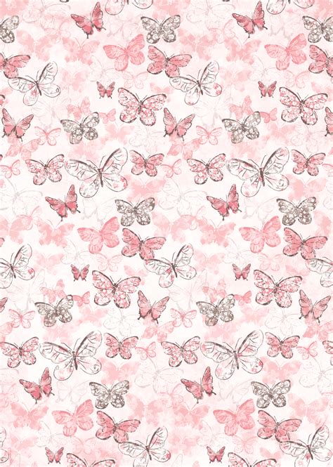 Butterflies On Pink Papel De Parede Borboletas Imagem De Fundo Para