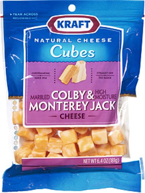 Kraft Colby And Monterrey Jack Cheese Cubes Kraft21000025220 Customers