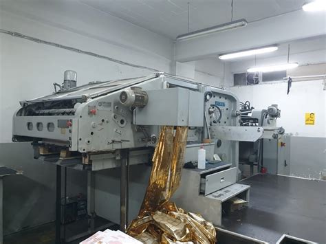 Used Bobst Sp 1080 E Hot Foil Stamping Machine Year 1969 Presscity